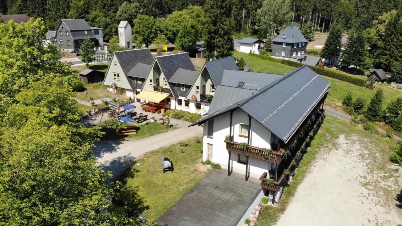 Hotel-Pension Rennsteighutte フラウエンヴァルト エクステリア 写真