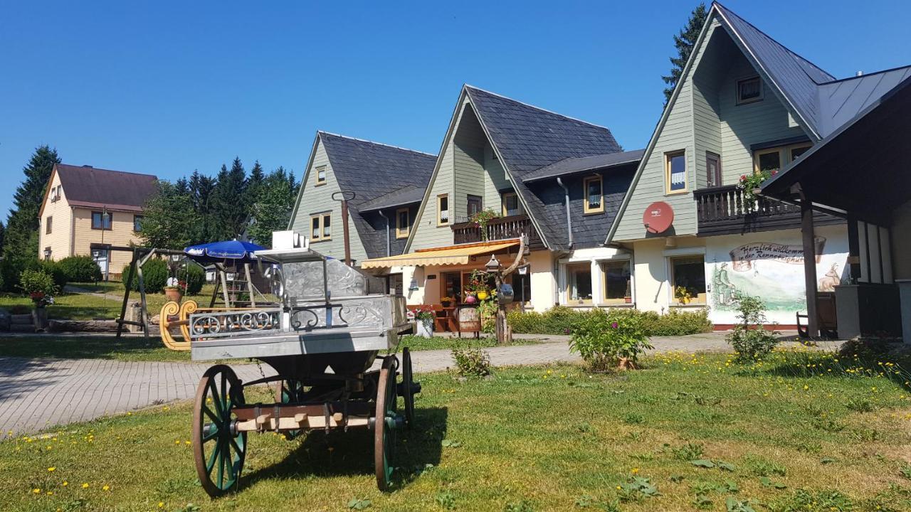 Hotel-Pension Rennsteighutte フラウエンヴァルト エクステリア 写真