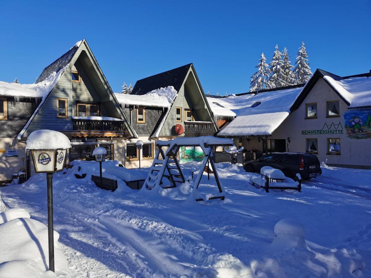 Hotel-Pension Rennsteighutte フラウエンヴァルト エクステリア 写真