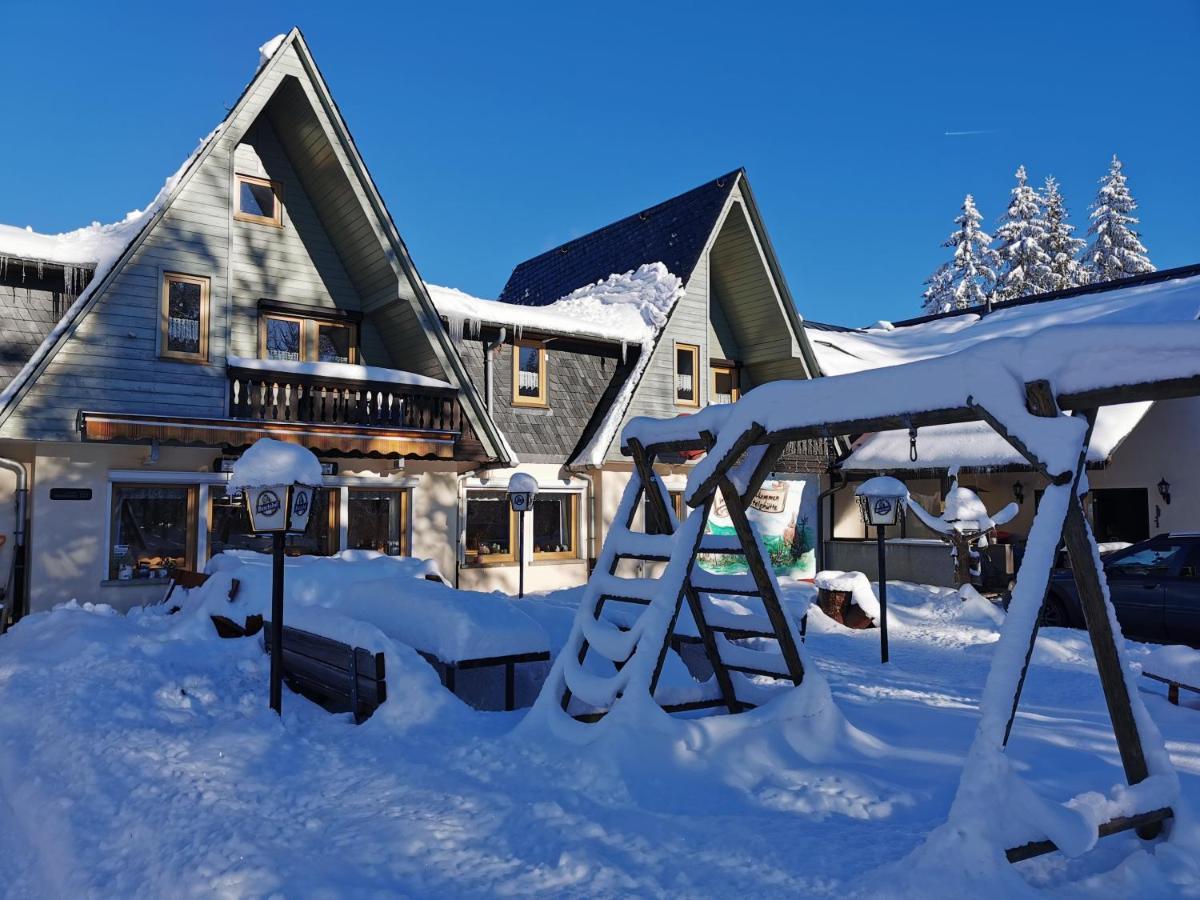 Hotel-Pension Rennsteighutte フラウエンヴァルト エクステリア 写真